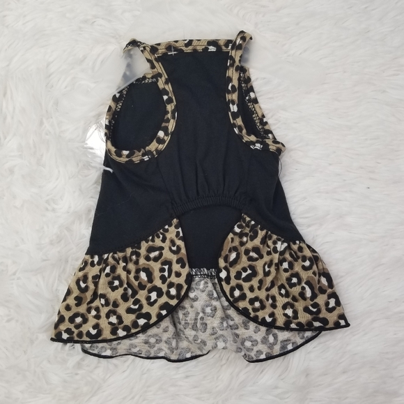 Coco Lane Couture Cheetah Printed Doggy Dress, XS - Picture 2 of 2